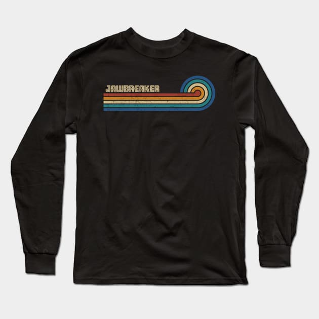 Jawbreaker - Retro Sunset Long Sleeve T-Shirt by Arestration